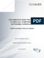 Documentos Base para Los Clubes, Componente Curricular PDF