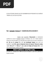 Recurso Especial Penal Criminal Furto Dosemetria Crime Bagatela Modelo 490 Pn161 1