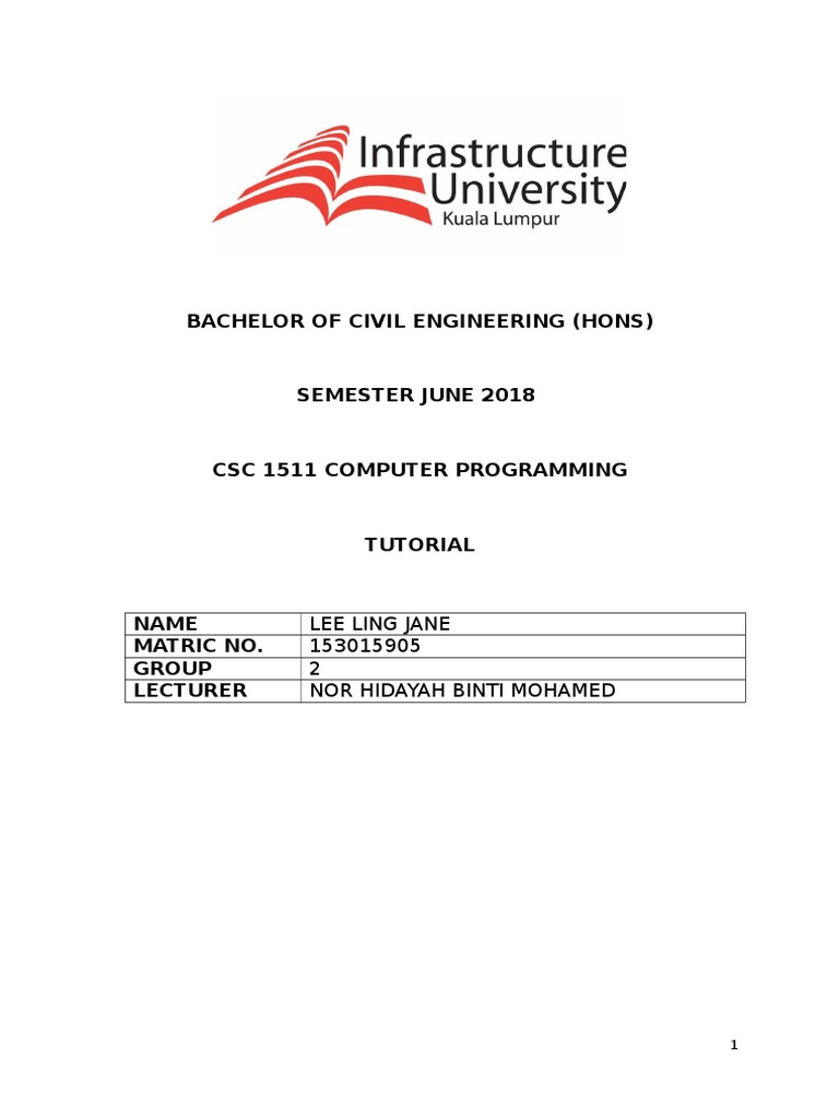 Civil Eng. Programming Tutorial | PDF | Computers