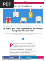 Lista de Livros para o curso de Eventos