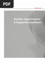 Supported Platforms and Minimum System Requirements: Physics On Screen