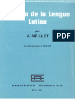 Meillet, A. - Una Historia de la lengua latina.pdf