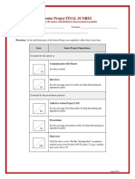 Rubric For Overall