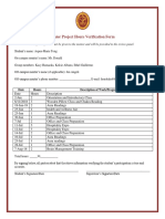 Form To Verify Hours