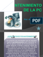 Mantenimiento de La Pc