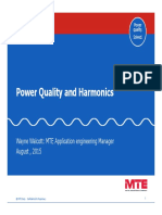 Power Quality and Harmonics, Walcott, Presentation, Aug'2015, 78pp