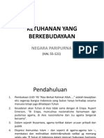 NEGARA PARIPURNA - Ketuhanan Yang Berkebudayaan