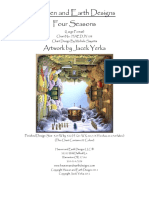 022 Cross Stitch Pattern Free PDF Seasons PDF