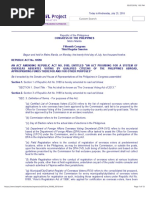 Republic Act No. 10590 Absentee Voting Act