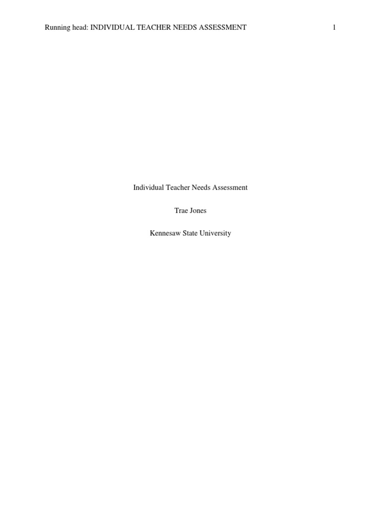 Teacher Technology Needs Assessment | PDF | Survey Methodology | Question