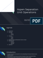 Aspen Separation Unit-Ops