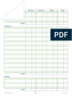 Monthly Family Budget Page 1 PDF