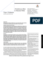 Prognosis and Its Predictors After Incident Stroke in Patients With Type 1 Diabetes