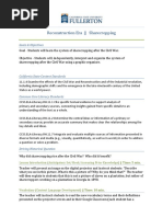 Social Studies Lesson Plan Sharecropping