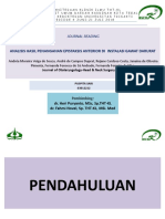 Puspita - 03012212 - PPT Jurding Analisis Hasil Penanganan Epistaksis Anterior Di Instalasi Gawat Darurat