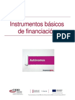 Manual para Autónomos - Instrumentos Básicos de Financiación PDF