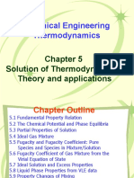 Chapter 5 Solution of Thermodynamics