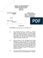 PRACTICUM 1 Sum of Money With Writ of Preliminary Attachment