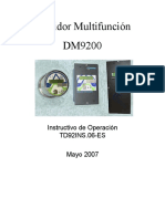 Instructivo Oph DM9200
