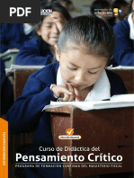 Curso de Didáctica Del. Pensamiento Crítico-leer