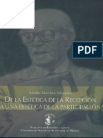 Adolfo Sánchez Vázquez - De la Estética de la Recepción a una estética de la participación (2005, Universidad Nacional Autónoma de México. Facultad de Filosofía y Letras).pdf