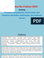 Permenkes 3 Tahun 2015 Presentasi PDF