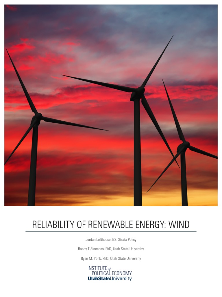 Reliability Wind Condensed | PDF | Wind Power | Energy Development