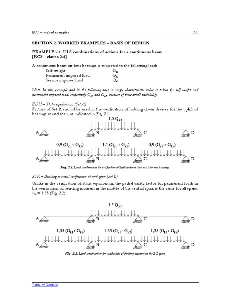 EC2 Worked Examples for Structural Design | PDF