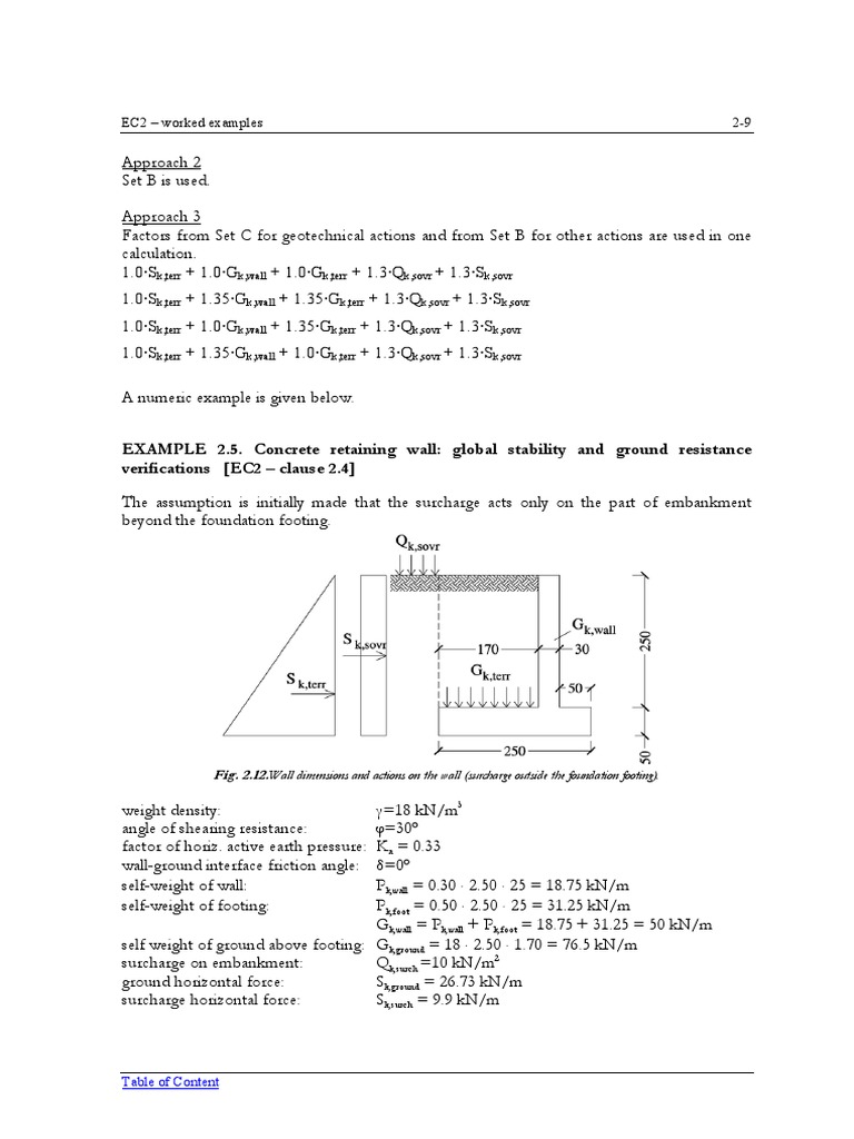 Worked Examples To Ec2 部分10 Pdf Geotechnical Engineering
