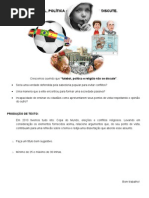 Futebol Politica e Religiao Nao Se Discute