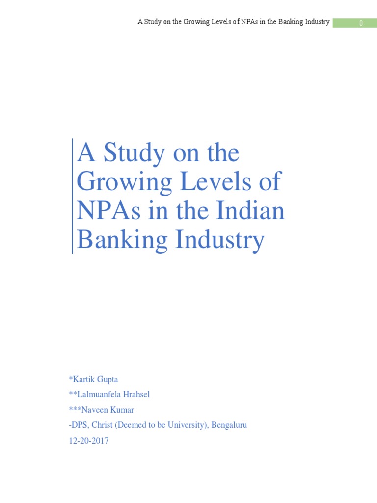 research report on indian banking industry