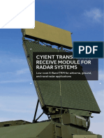 Cyient Transmit and Receive Module For Radar Systems