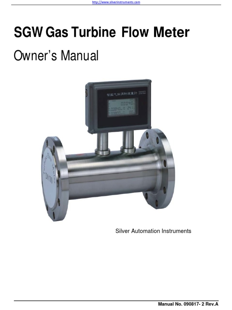 SGW Gas Turbine Meter and Natural Gas Flow Meter Flow Measurement Pipe (Fluid Conveyance)