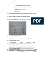 Examen de Anatomia y Fisiologia Animal II