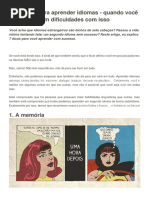 7 truques para aprender idiomas