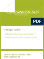 Patologias Sociales Antropología