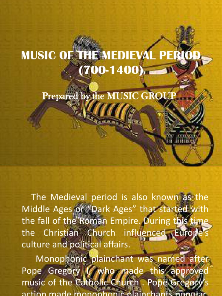 Music of The Medieval Period (7001400) (Autosaved) PDF Baroque