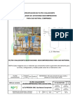 Et CTG Filtro Coalescente Descompresoras Gas