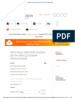 Data Role and Data Access Set in Oracle