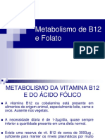 Metabolismo Da b12 e Folato