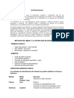 Esterilización por métodos físicos y químicos