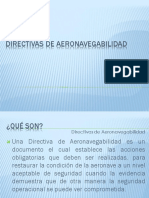 Directivas de Aeronavegabilidad y Boletines de Servicio