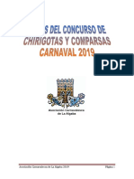 Bases Concurso Oficial Chirigotas y Comparsas Carnaval de La Algaba 2019 Chirigotas S.C.