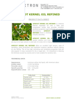 Apricot Kernel Oil Refined / Certifiicate of Analysis