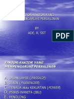 Dak 112 Slide Faktor - Faktor Yang Mempengaruhi Persalinan PDF