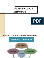 Media Dalam Promosi Kesehatan