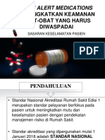 High Alert Medications, Sasaran PDF