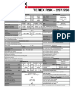 Terex RSK - CS7.5S6 Technical Specifications