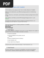 Installing Software With FreeBSD