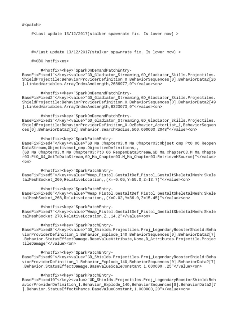 Game Patch Notes for Developers | PDF | Hazards | Futurology